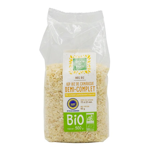 Grain De Frais Riz Demi Complet Bio Camargue 500gr
