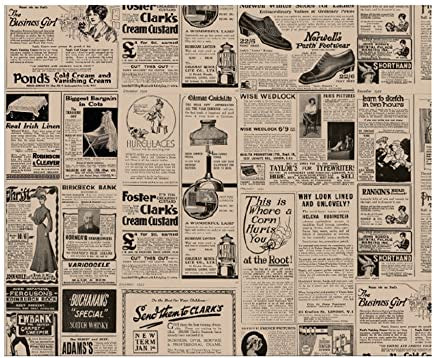 Papier Ingraissable 28x34cm Journal Kraft  x20 F.