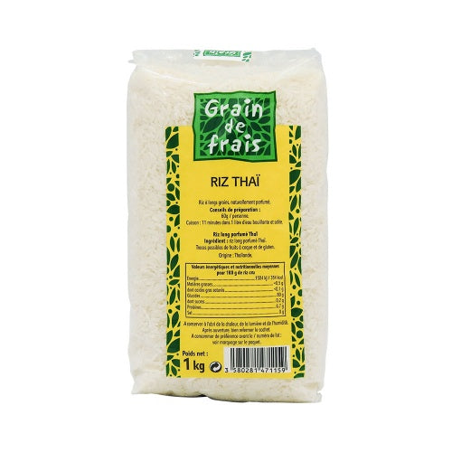 Grain De Frais Riz Parfumé Thaï 1kg