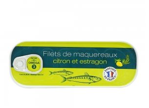 Filets de Maquereaux Citron Estragon 176gr