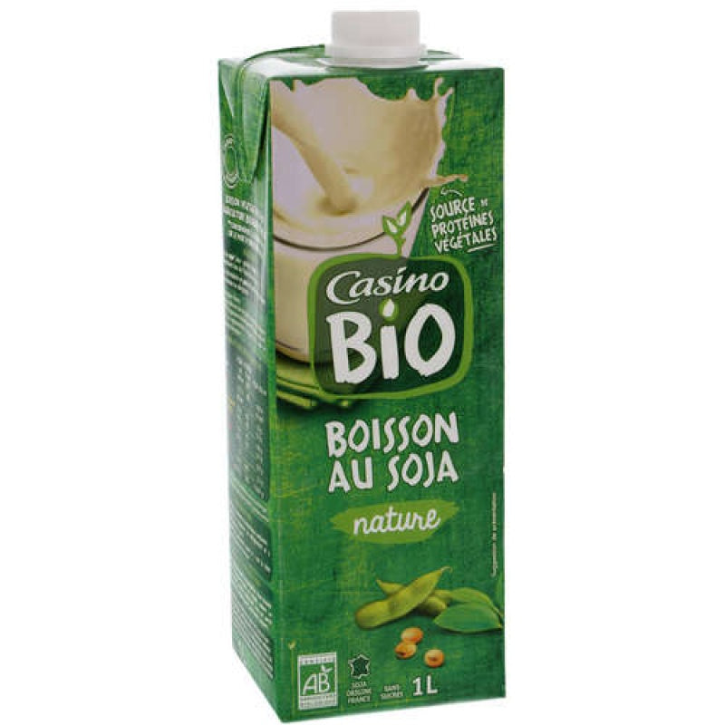 Casino Boisson Végétale Au Soja Bio 1L