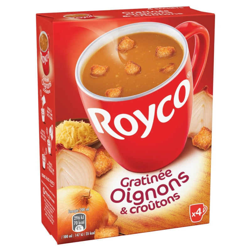 Royco Soupe Gratinée D'Oignons 4x18g / 72gr