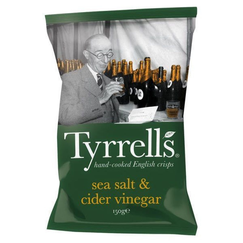 Tyrrells Chips Sea Salt & Cider Vinegar 150gr