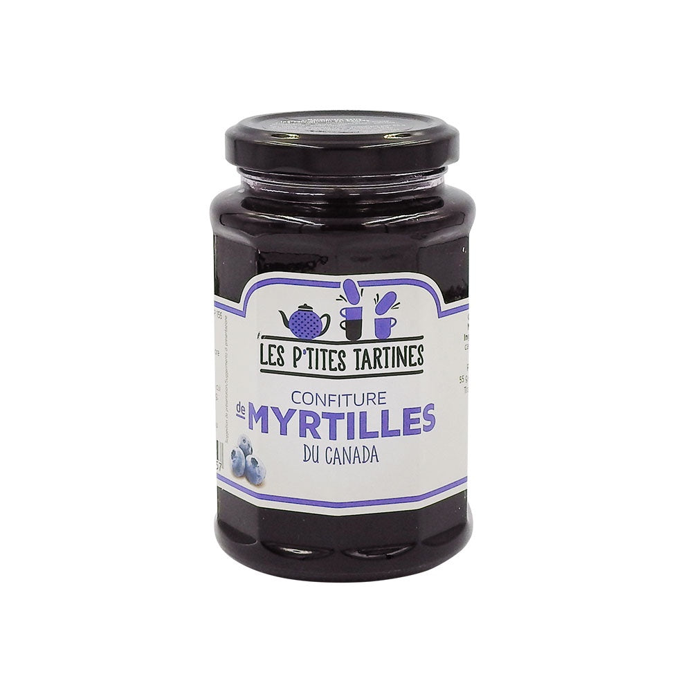 Les P'tites Tartines Confiture Myrtilles Sauvages 315gr