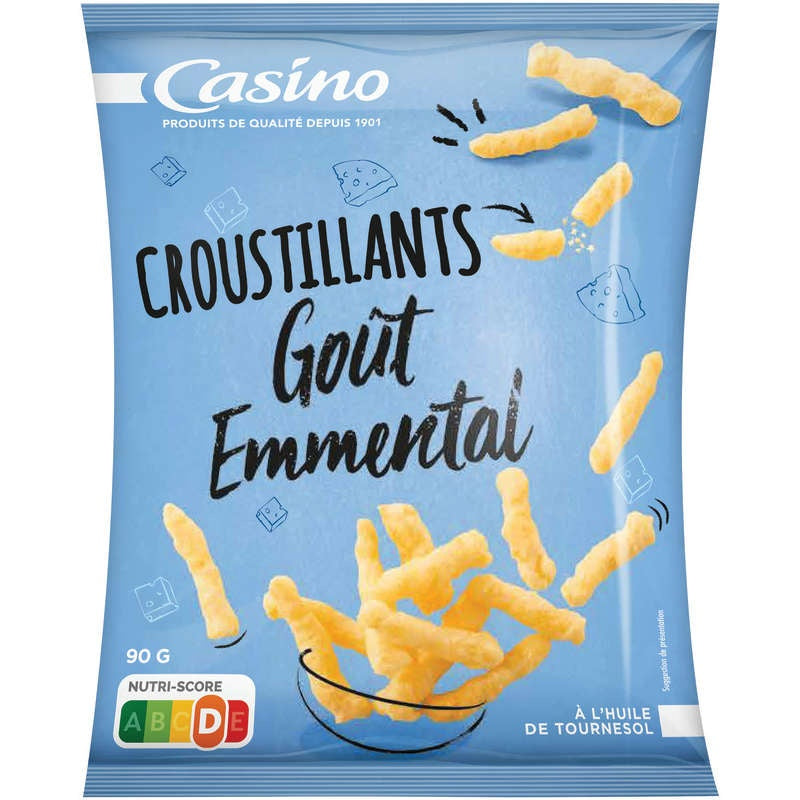 Casino Croustillants Emmental 90gr