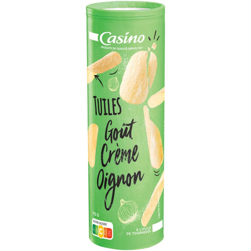 Casino Tuiles Crème Oignon 170gr