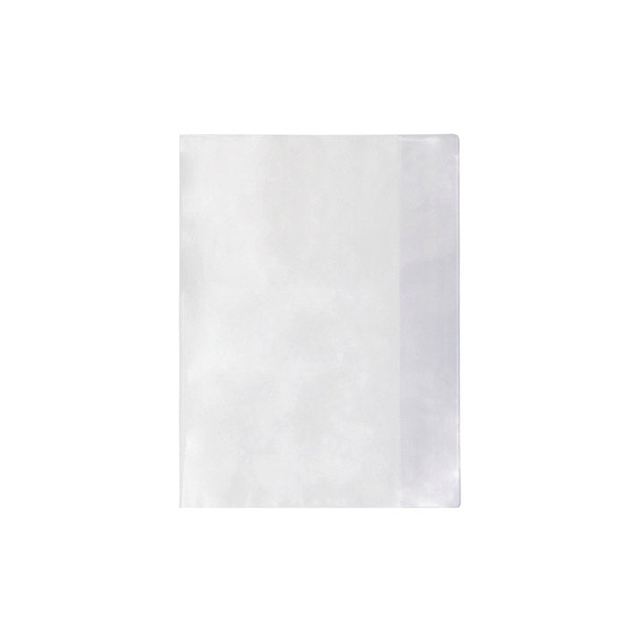protège-cahiers opaques sans rabat sans étiquette, 17 x 22 cm - Incolore