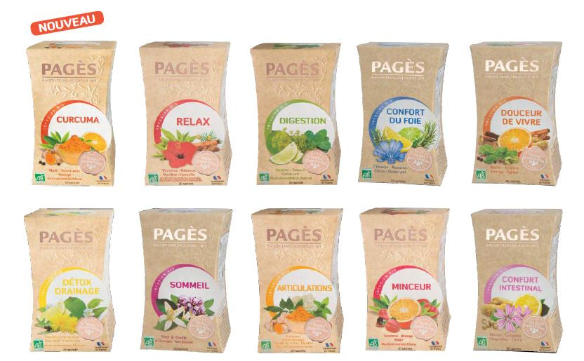 L'Herboriste Du Velay Infusions & Thés BIO 20 sachets 30gr