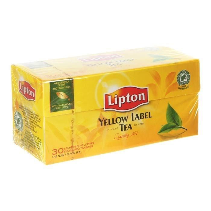 Lipton Thé Noir Yellow Label x30 60gr