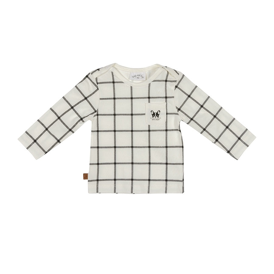 Frogs & Dogs -Playtime Top Checks 74cm