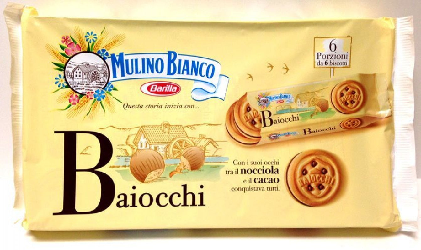 Mulino Bianco Baiocchi Nocciola  x6  336gr