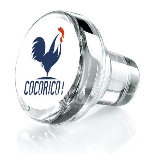 Bouchon Vinolok cristal Décoré