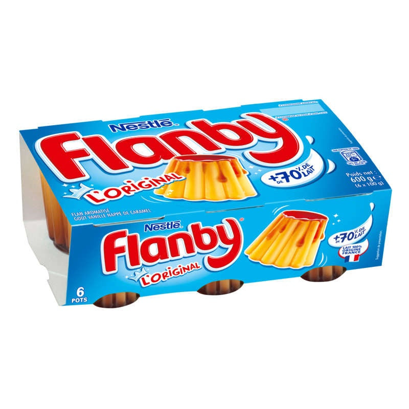 Nestlé Flanby Vanille Caramel 6x100g  / 600gr