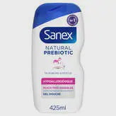 Sanex Gel Douche Prebiotic Hypoallergénique 42.5cl