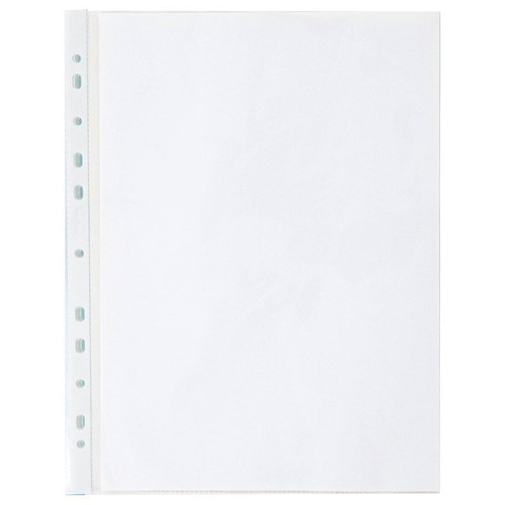 pochettes perforées lisses 90µ Sachet de 10