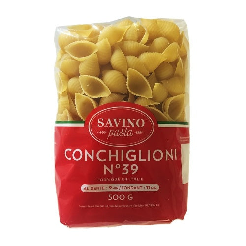 Savino Pâtes Conchiglioni N°39 500gr