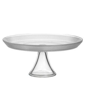 INART  GLASS CAKE STAND CLEAR Φ29Χ13.5