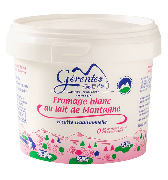 Gerentes Fromage Blanc 0% 1kg