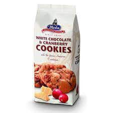 Merba Cookies Chocolat Blanc Cranberries 200gr