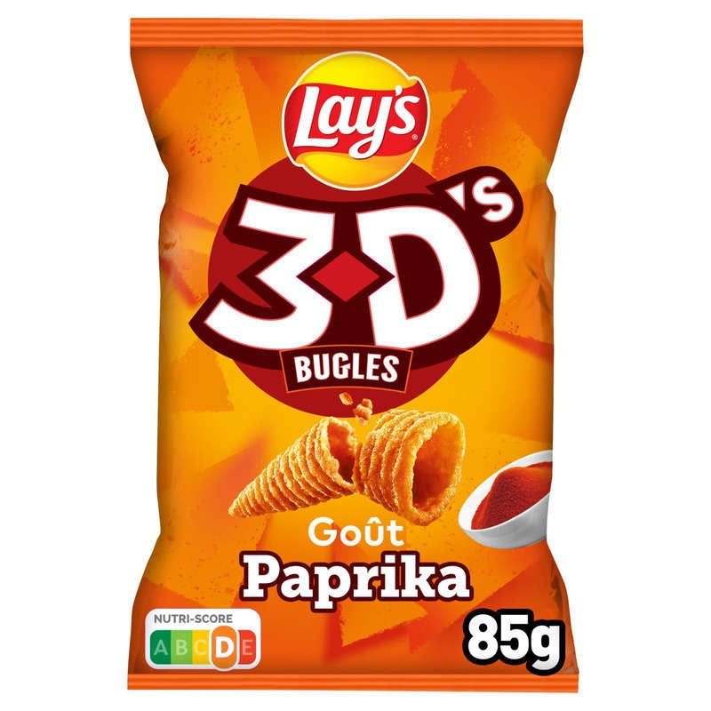 Lay's 3D'S  Bugles Paprika 85gr