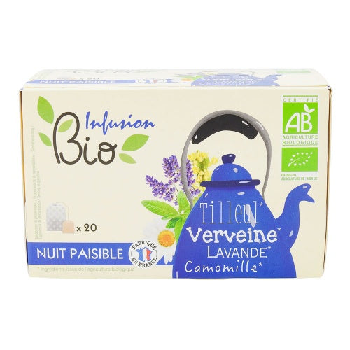 Agidra Infusion Nuit Paisible Bio 20 sachets 30gr