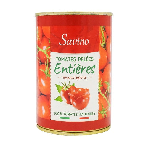Savino Tomate Entière Pelée au Jus 1/2 240gr