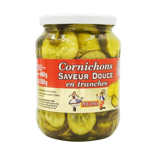 Polonia Cornichons Doux En Tranches 350gr