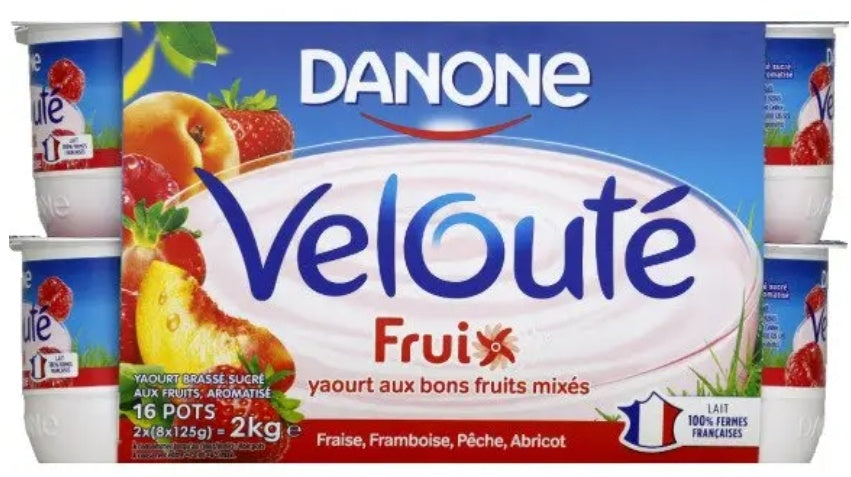 Danone Yaourt Velouté Panaché 8 x 125gr