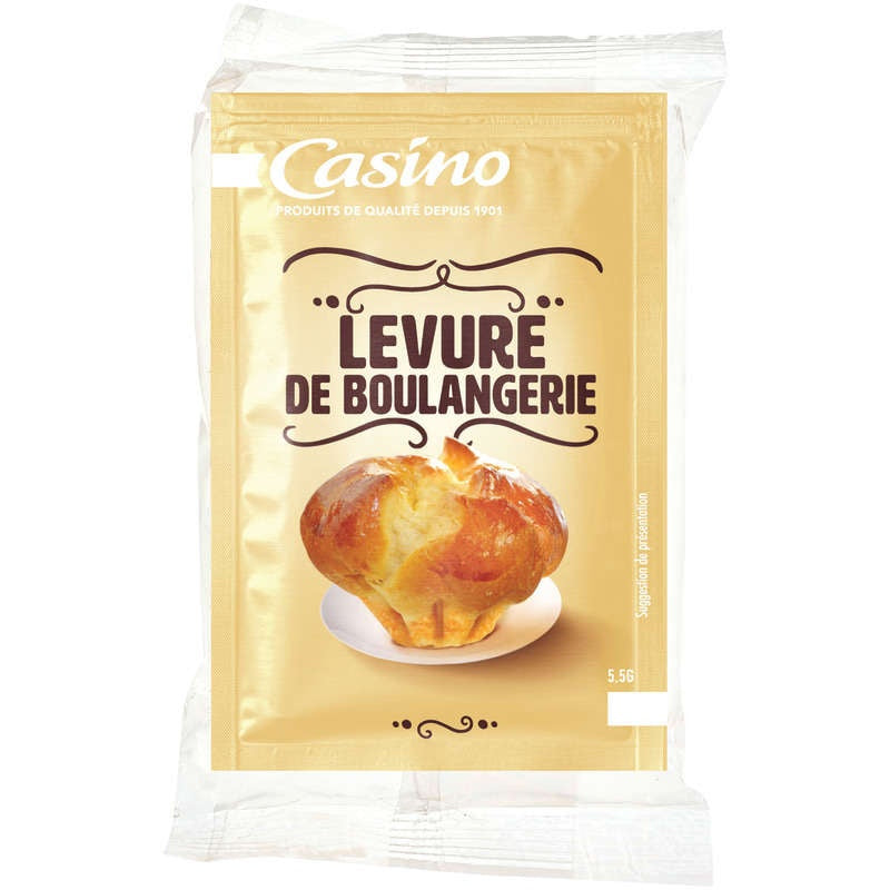Casino Levure Boulangerie Sèche x5  27gr