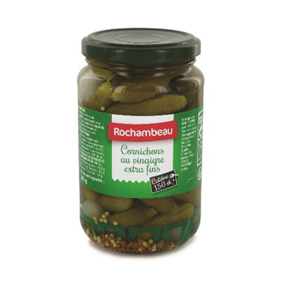 Rochambeau Cornichons Extra-fins 185gr