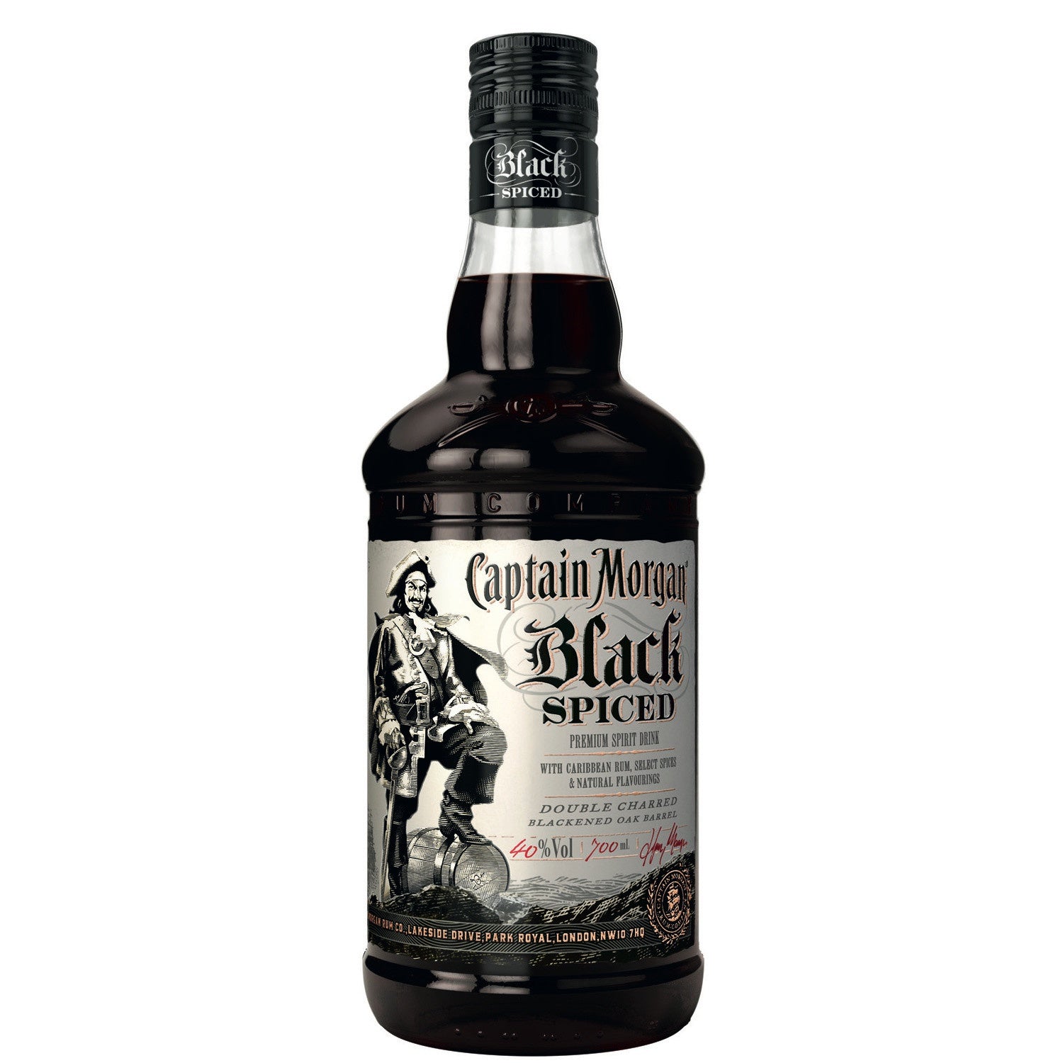 Rhum Captain Morgan Black Spiced 0.70L
