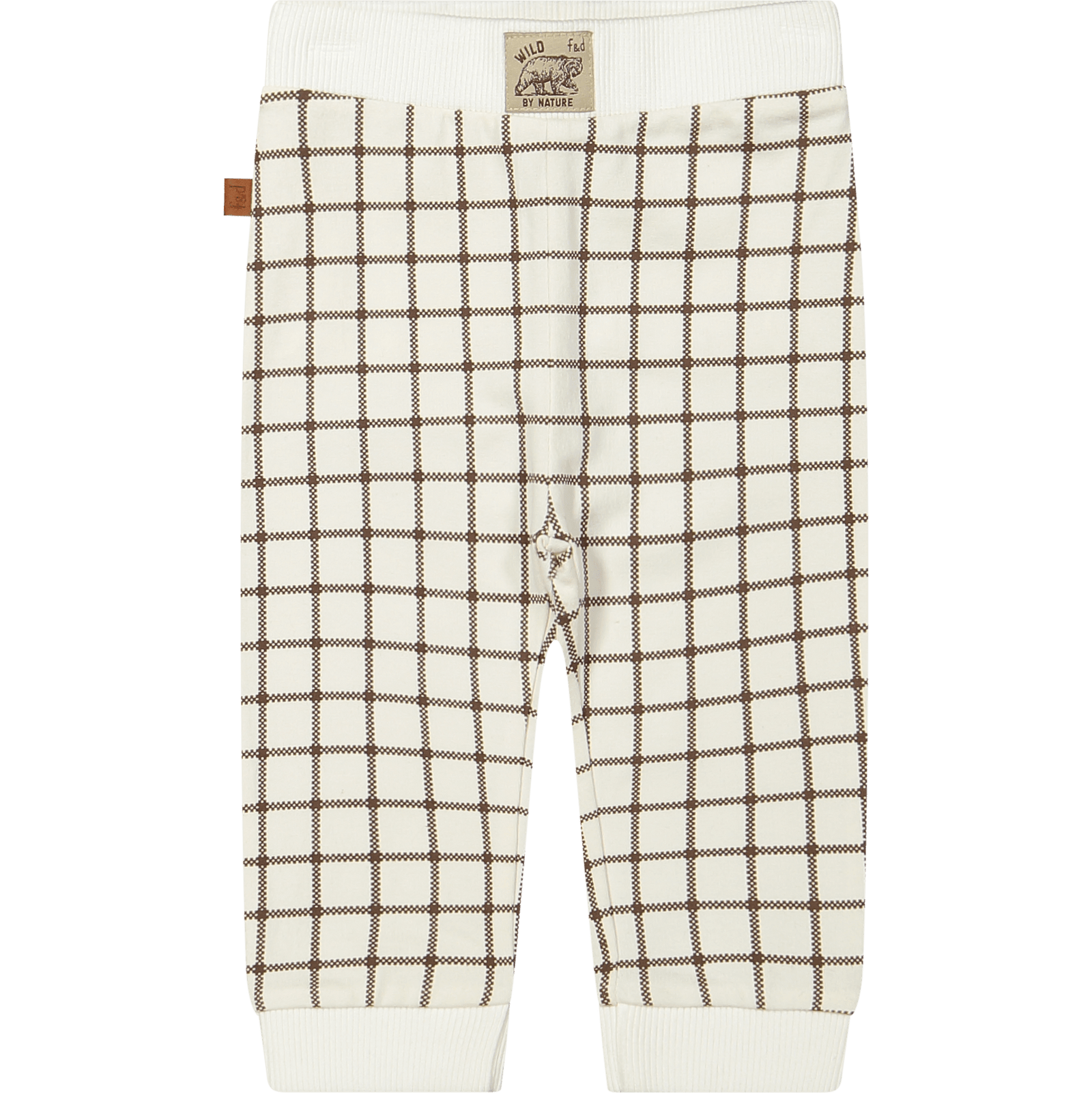 Frogs & Dogs - Check Print Leggings - White - 68cm