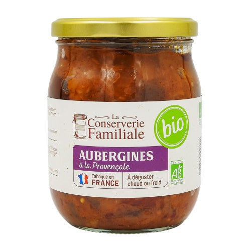 Aubergines Cuisinées BIO 520gr