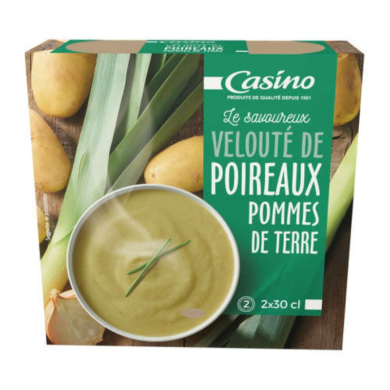 Casino Velouté Poireaux PDT 2x30cl / 60cl