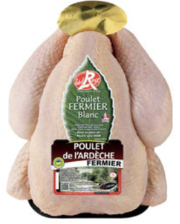 Poulet Fermier PAC FLR Blanc 1250gr