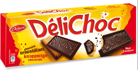 Delacre Delichoc Chocolat Noir 150gr