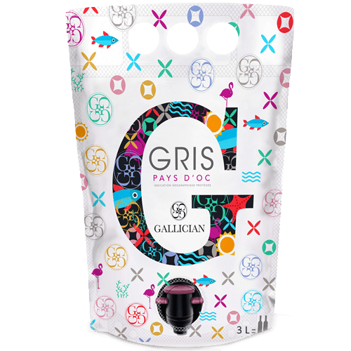 IGP OC Gris Galliflex Vin Rose BIB 3L