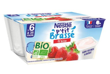 Nestlé - P'tit Brassé Fraise - 4x100g