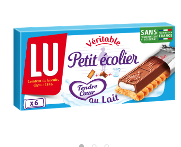 Lu Véritable Petit Ecolier Coeur Tendre 120Gr