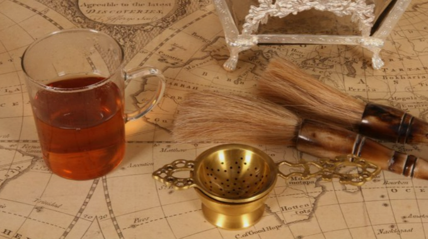 Table tea stainer copper