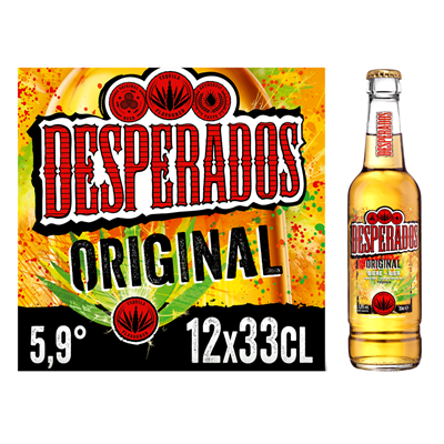 Desperados Bière Tequila 5,9° 12x33cl