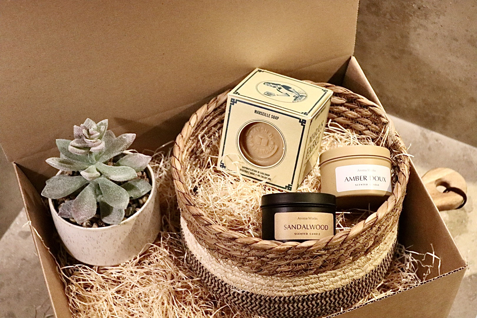 Cocooning Hamper " Natural Home Set"