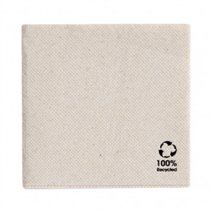 Serviettes recyclées Double-Point 20x20cm   x100