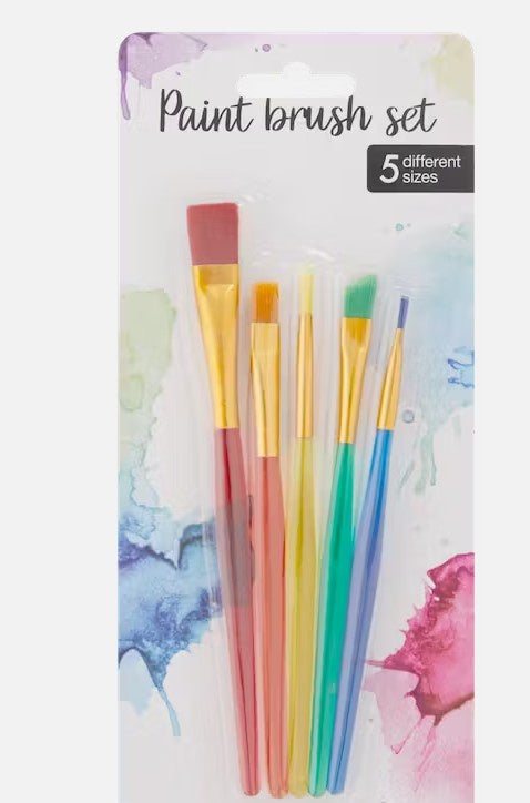 Set de 5 pinceaux enfants