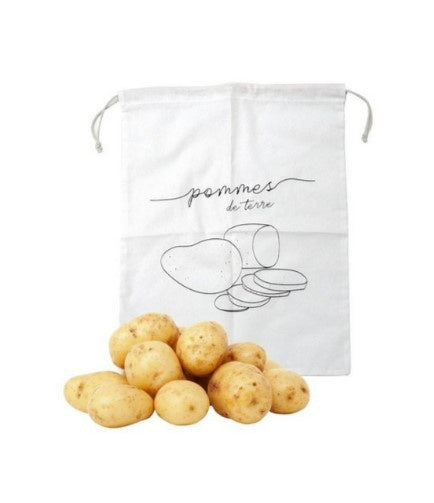 Fackelmann - Sac de conservation pour pommes de terre en coton