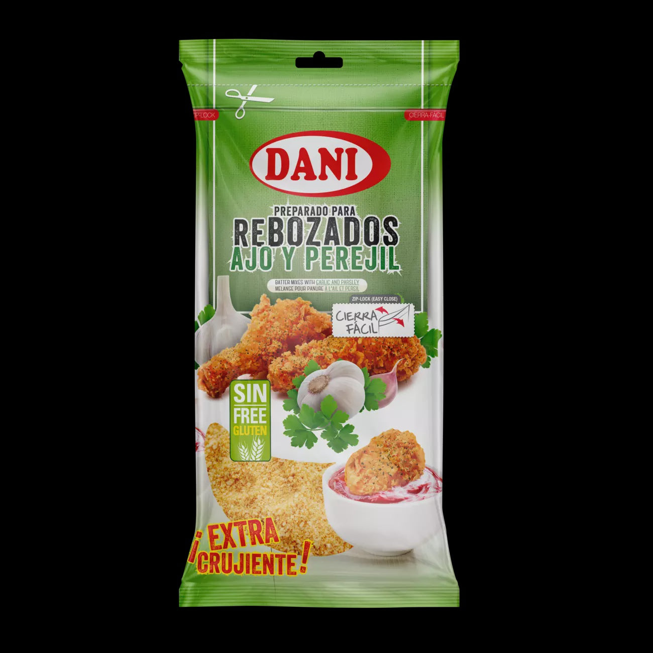 Dani Preparation Mélange Pour Panure Sans Gluten Ail & Persil 500gr