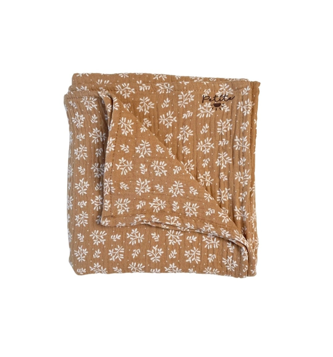 Petite Evalina -Swaddle pour bébé/ branches - caramel | Grand