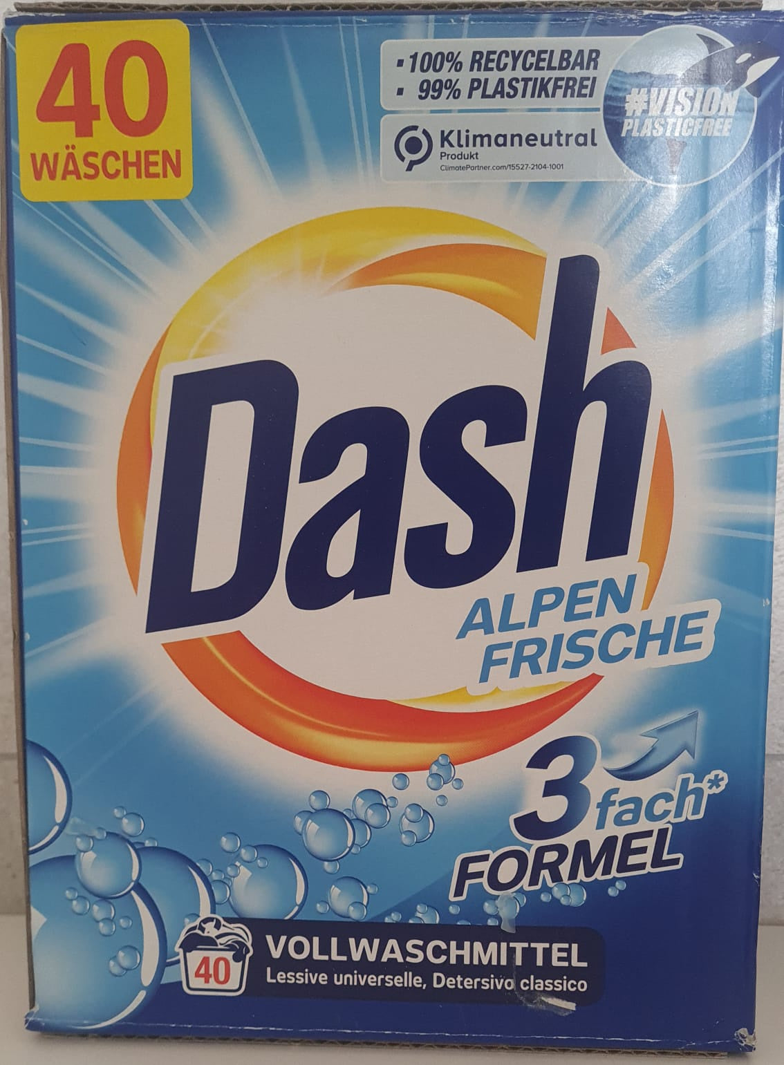 Dash Lessive Poudre Universelle
