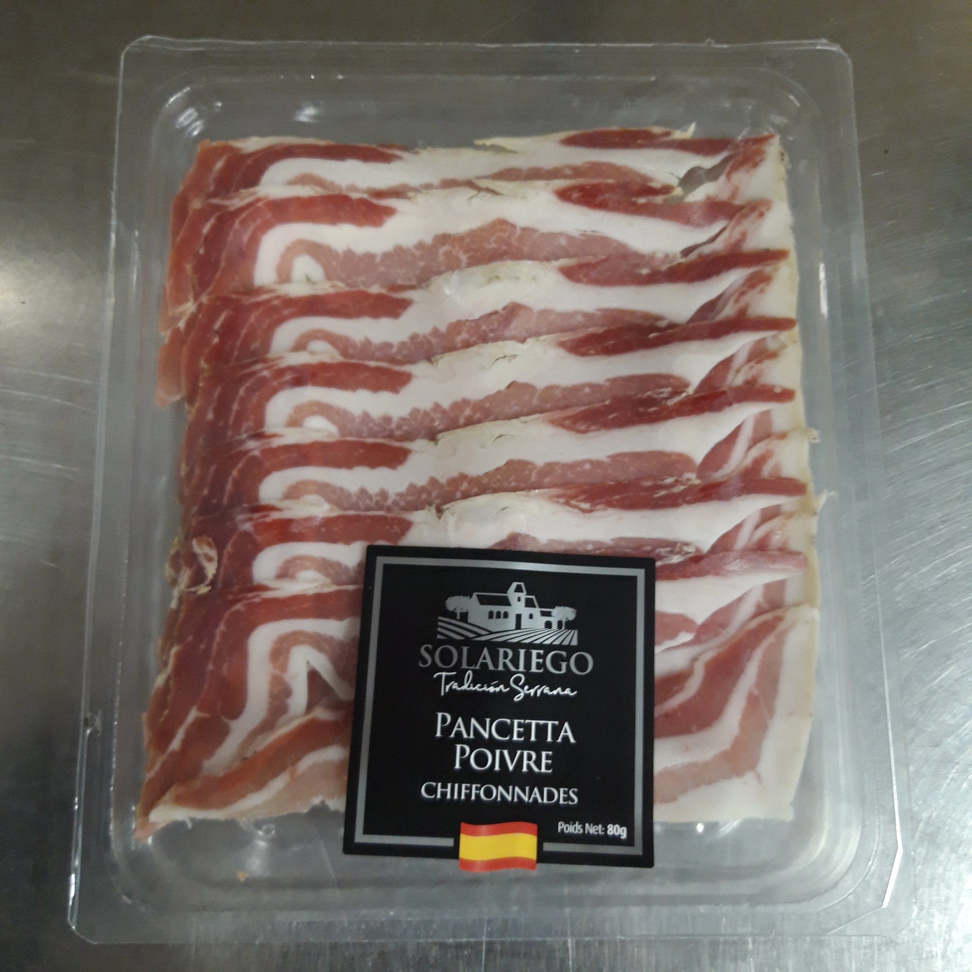 Chiffonnade Poitrine poivrée 80Gr