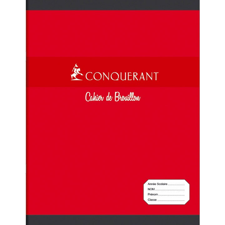 cahiers de brouillon CONQUERANT 48 pages 17 x 22 cm